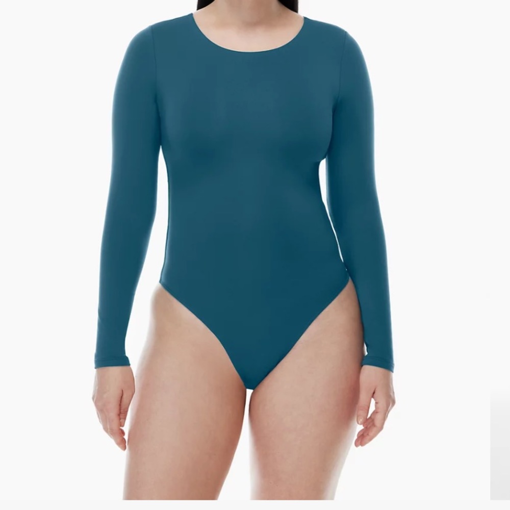 Navy blue aritzia contour bodysuit